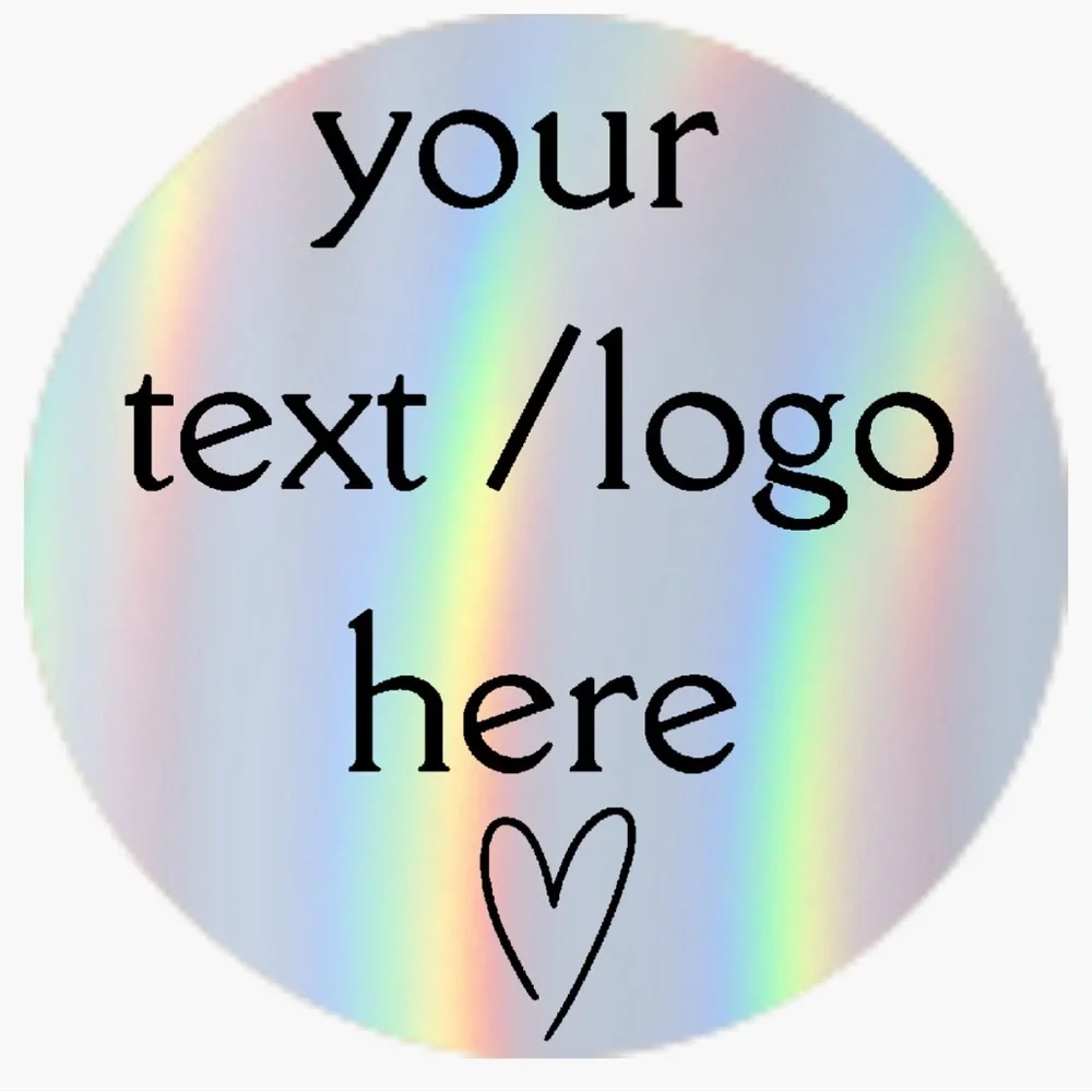 Custom Logo Stickers 2” Round Personalized Labels for Small Business Sticker